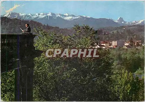 Cartes postales moderne Pau BP La plus belle vue de terre Lamartine