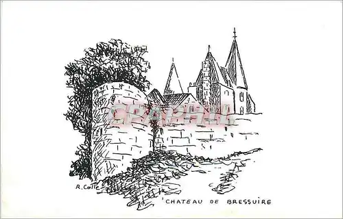 Moderne Karte Chateau de Bressuire