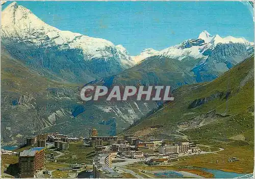 Cartes postales moderne Lac de Tignes Savoie La Grande Sassiere A droite le Franchet