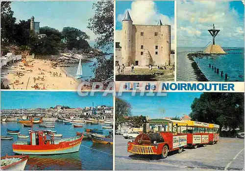 Cartes postales moderne La Vendee Touristique Ile de Noirmoutier Train