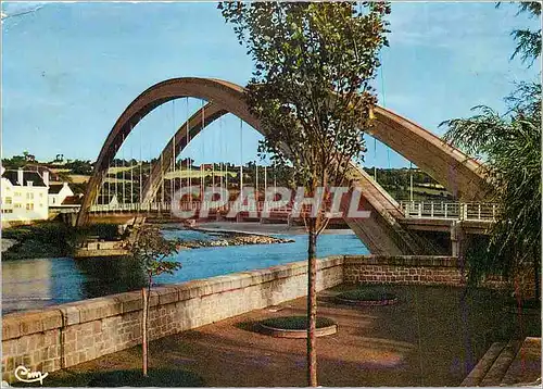 Cartes postales moderne Treguier C du N Le Pont Canada