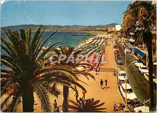 Moderne Karte Juan les Pins Alpes Maritimes Boulevard Charles Guillaumont et ses Plages