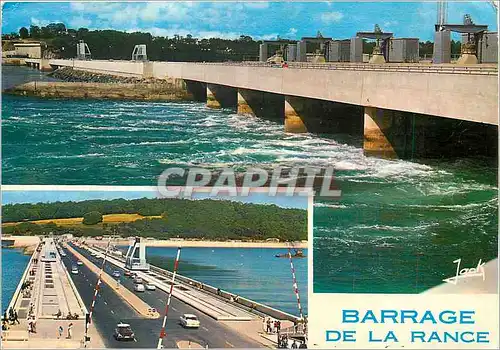 Cartes postales moderne Le Barrage de la Rance Unique au Monde