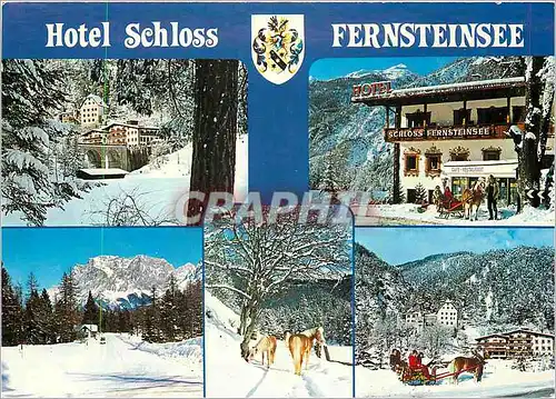 Moderne Karte Hotel Schloss Fernsteinsee Tirol