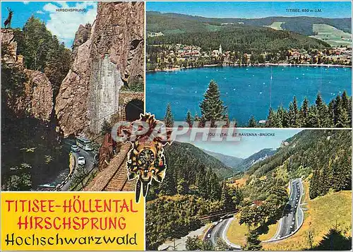 Cartes postales moderne Titisee Hollental Hirschsprung Hochschwarzwald