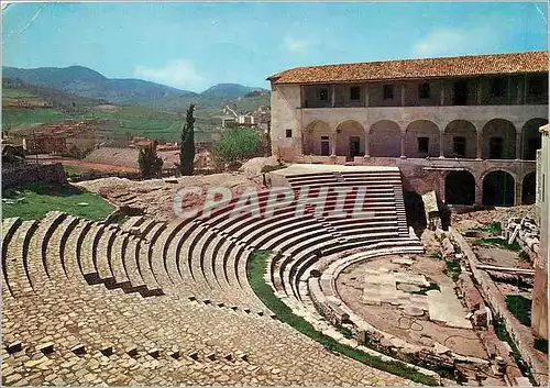 Moderne Karte Spoleto Theatre Romain