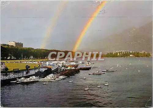 Cartes postales moderne Annecy La Baie d'Albigny Apres l'orage