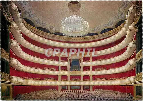 Moderne Karte Munchen Le Theatre National Salle des spectateurs