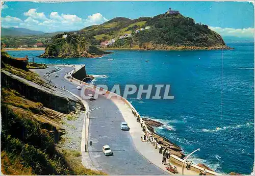 Cartes postales moderne San Sebastian Promenade de Jose Antonio