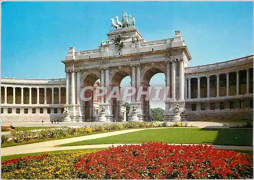Moderne Karte Bruxelles Les arcades du Palais du Cinquantenaire