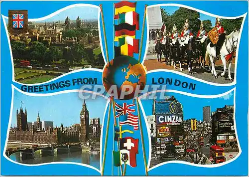 Cartes postales moderne Greetings from London