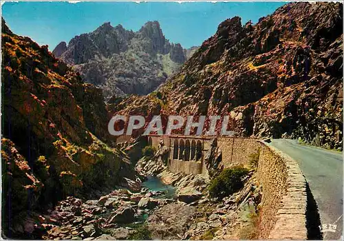 Cartes postales moderne Corsica La Scala di Santa Regina traversee par le Golo