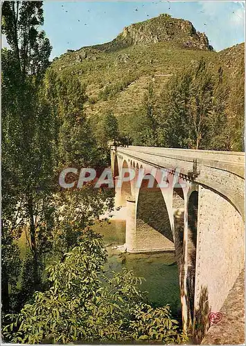 Cartes postales moderne En Parcourant les Gorges du Tarn Le Pont sur le Tarn au Rozier a l'entree des Gorges