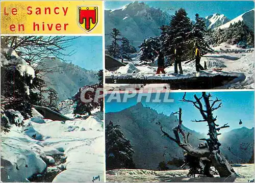 Cartes postales moderne Le Puy de Sancy Puy de Dome Vues Hivernales