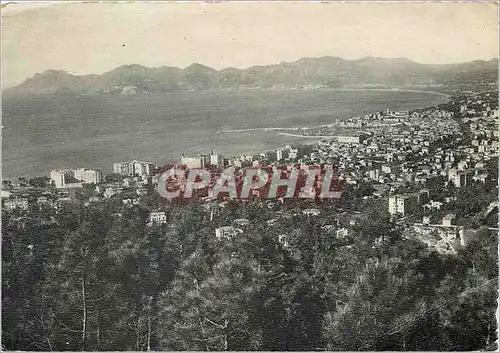 Cartes postales moderne La Cote d'Azur Cannes Vue prise du Super Cannes