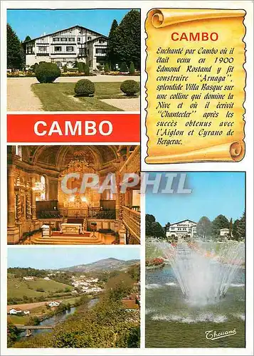 Cartes postales moderne Pays Basque Cambo