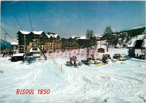 Moderne Karte Risoul Hautes Alpes Une station pittoresque