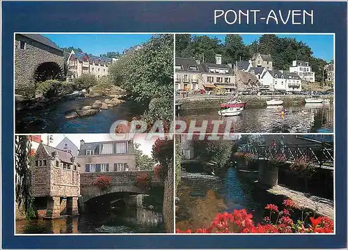 Cartes postales moderne Pont Aven Finistere La Ville des Meuniers et des artistes