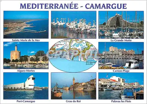 Cartes postales moderne Mediterranee Camargue Sainte Marie de la Mer La Grande Motte
