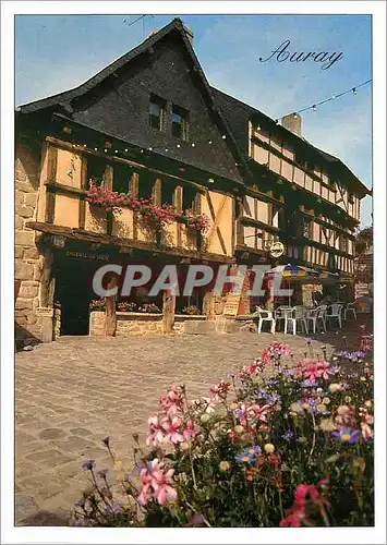 Moderne Karte Auray Maisons a colombages du XVII sur le port de Saint Goustan