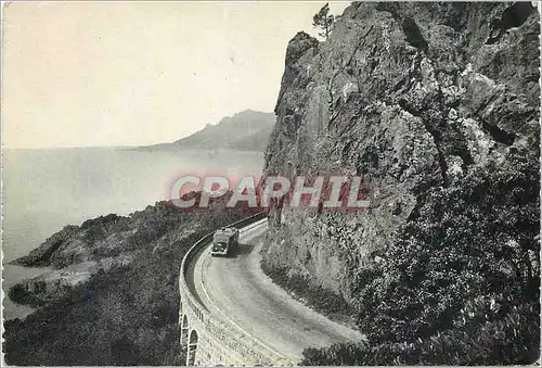 Cartes postales moderne La Cote d'Azur Route de la Cornicher d'Or entre Theoule et la Trayas