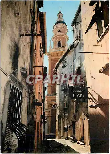 Cartes postales moderne Menton Vieux quartier Eglise St Michel