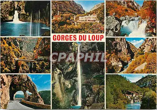 Cartes postales moderne Cote d'Azur French Riviera Les Gorges du Loup