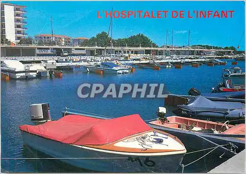 Moderne Karte L'Hospitalet de l'Infant Tarragona Puerto Deportivo