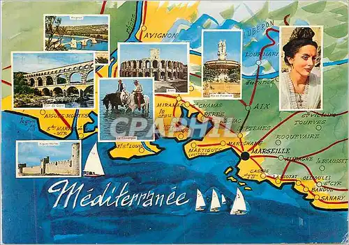 Cartes postales moderne Mediterranee