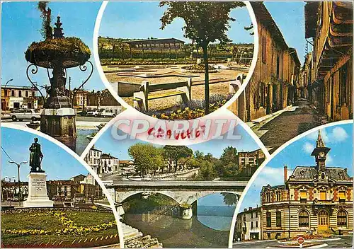 Cartes postales moderne Graulhet Tarn Place du Jourdain et la Fontaine