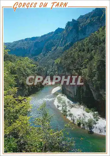 Moderne Karte Grand Paysages de Lozere Les Gorges du Tarn