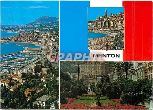 Cartes postales moderne Souvenir de Menton