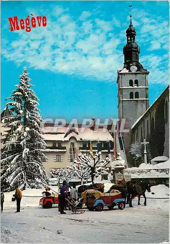 Moderne Karte Megeve Haute Savoie