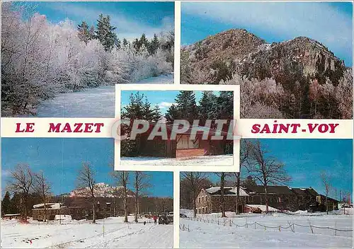 Cartes postales moderne Le Mazet Saint Voy Paysage de neige