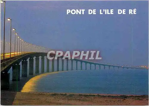 Moderne Karte Pont de l'ile de Re Ch Mme