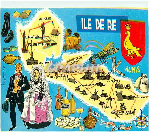 Cartes postales moderne Ile de Re