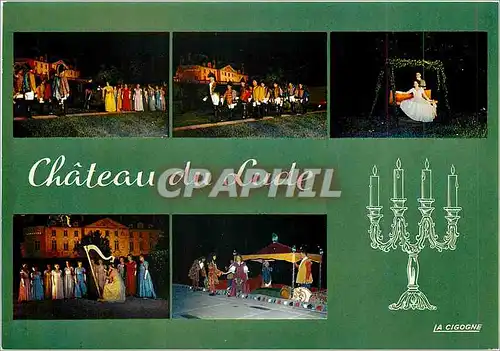 Cartes postales moderne Chateau du Lude Spectacle de nuit Retour du general de Talhouet