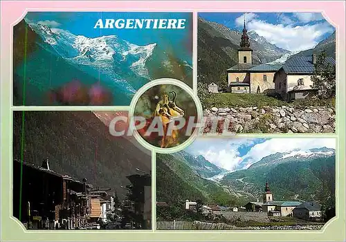 Cartes postales moderne Argentiere Haute Savoie Station ete hiver
