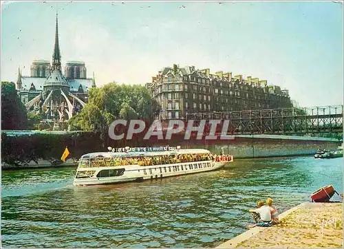 Cartes postales moderne Paris La Seine et Notre Dame