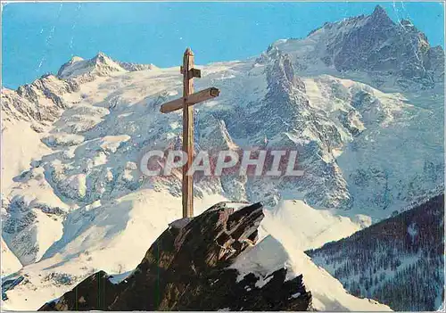 Cartes postales moderne Les Grands Paysages des Alpes Dauphinoises La Meije vue de la route du Chazelet