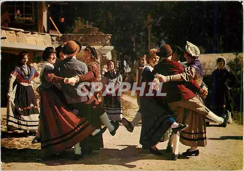 Moderne Karte Folklore de Savoie On danse le Petit Jean