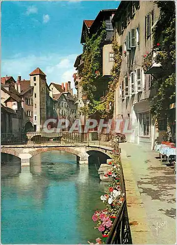 Cartes postales moderne Annecy Haute Savoie Le canal du Thiou et le vieil Annecy