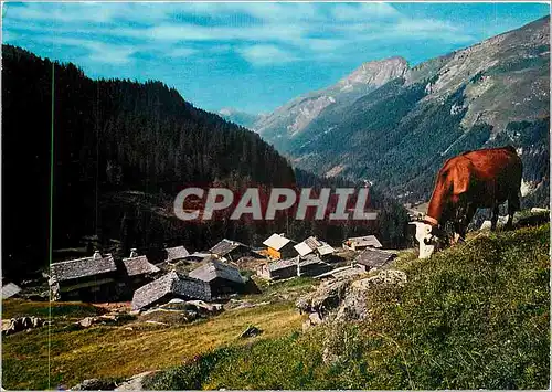 Moderne Karte Aux environs de Morzine Les Chalets des Lindarets