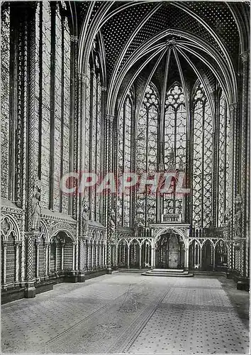 Cartes postales moderne Paris La Sainte Chapelle du Palais La Chapelle haute