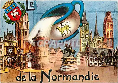 Cartes postales moderne Le de la Normandie Rouen