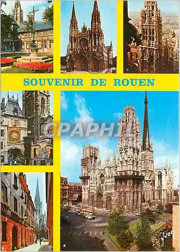 Cartes postales moderne Rouen Seine Maritime L'Aitre Saint Maclou L'Eglise Saint Ouen