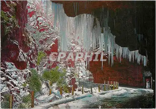 Cartes postales moderne Les Alpes Maritimes Les Gorges du Cians en hiver