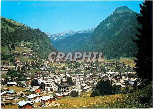 Moderne Karte Morzine Haute Savoie Vue generale