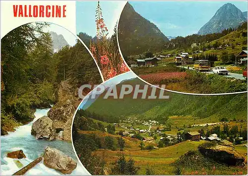 Moderne Karte Vallorcine Haute Savoie