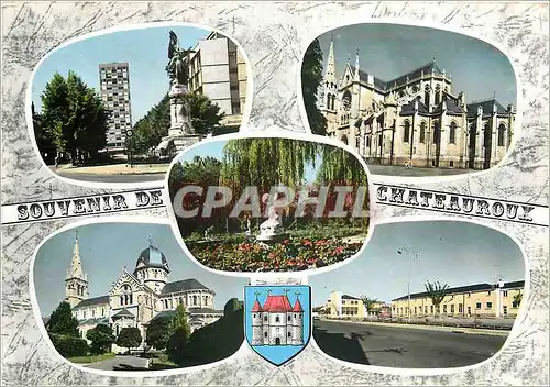 Cartes postales moderne Chateauroux Indre Place Gambetta Eglis Saint Andre Jardin Public